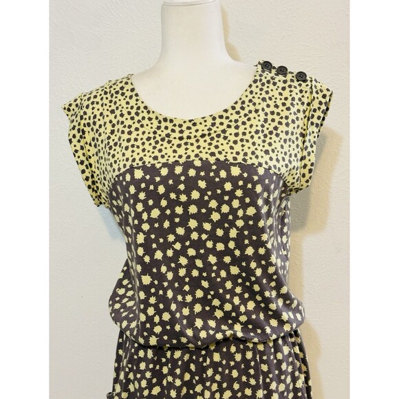 Boden Women Adelaide Size 8R Mini Dress Two Tone Boho Festival Button Detail - Picture 3 of 13